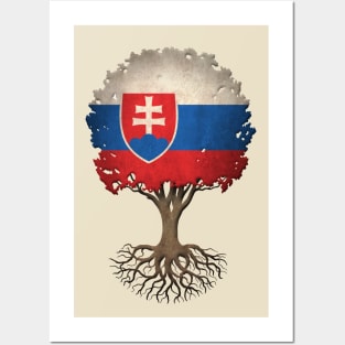 Tree of Life with Slovakian Flag Posters and Art